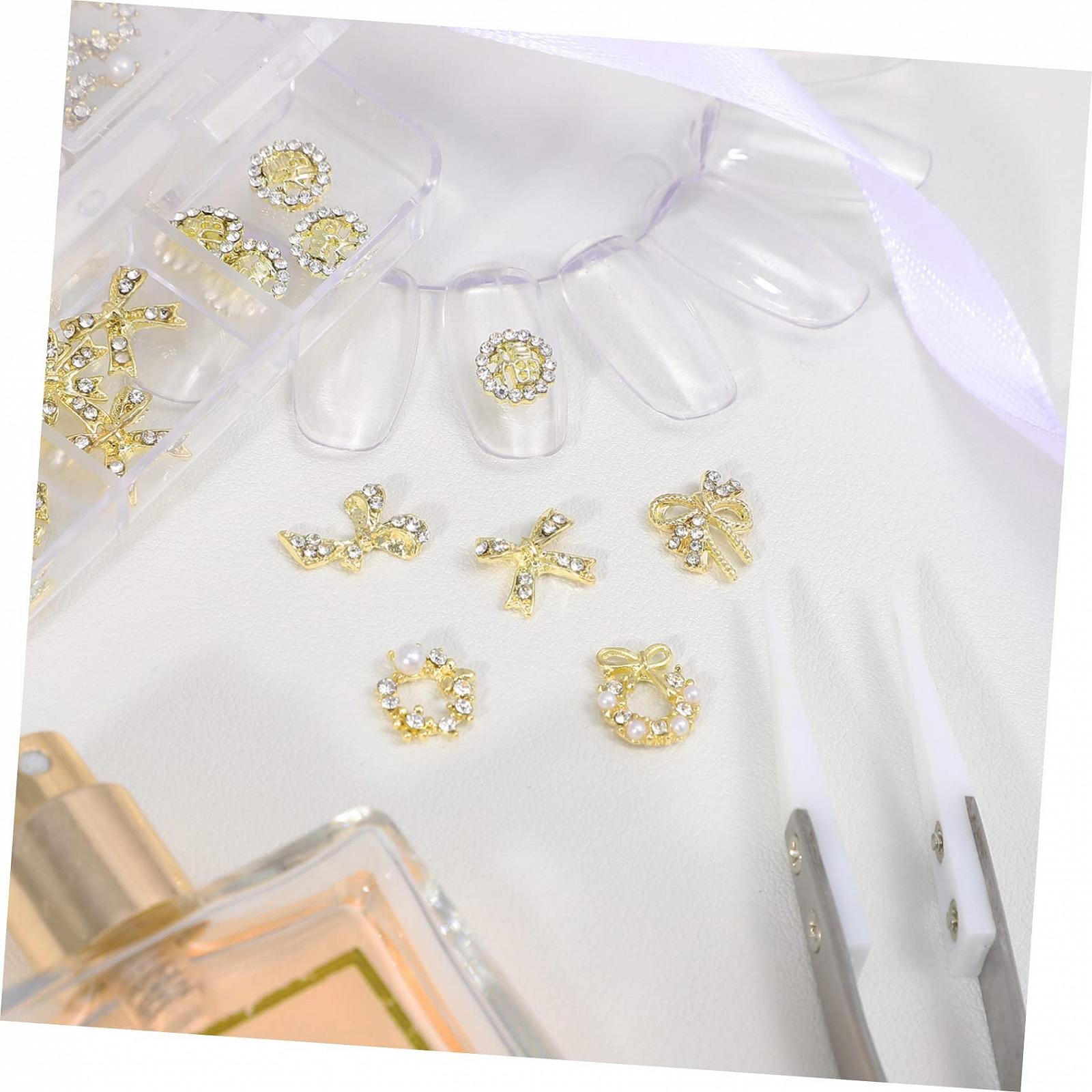 Украшения для ногтей Beavorty Металл Кристалл Сплав, 30 шт, фото №9