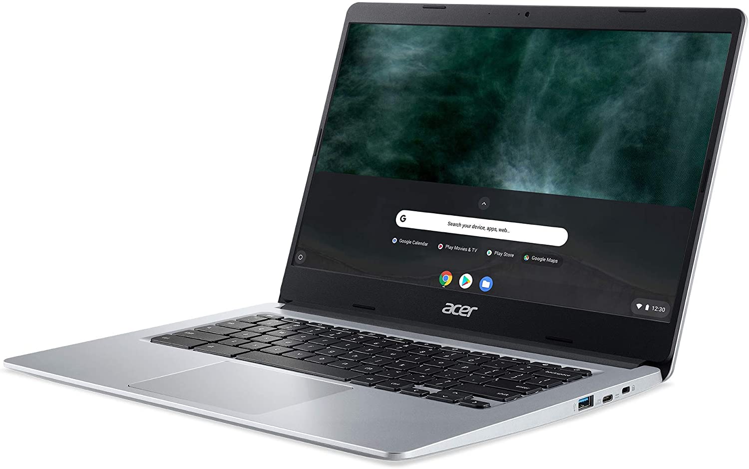 Сенсорный ноутбук 14" Acer Chromebook 314 CB314-1HT Intel Celeron N4500 RAM 4GB eMMC 64GB ChromeOS (UKR), фото №3