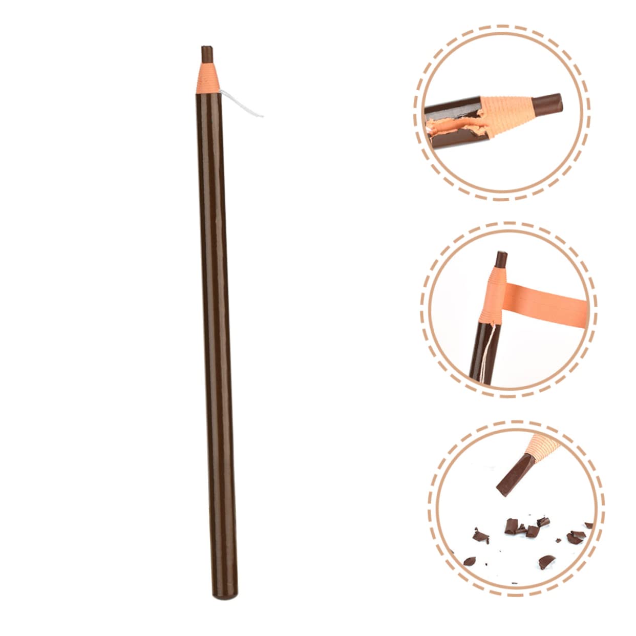 Олівець для брів FOMIYES Коричневий, фото №6