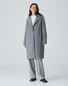 Пальто OPUS Hannie Жіноче в стилі Boulcé synthetic.ua - Фото 1