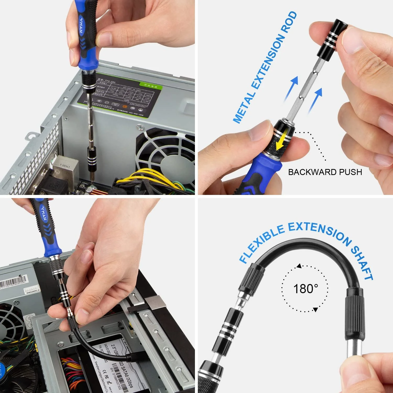 Набор отверток VMAN 145 в 1 Precision Mechanic, фото №5