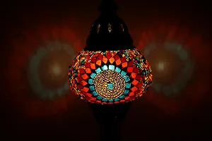 Настільна лампа Samarkand Lights M Мозаїчна Східна Різнокольорове коло synthetic.ua - Фото 1