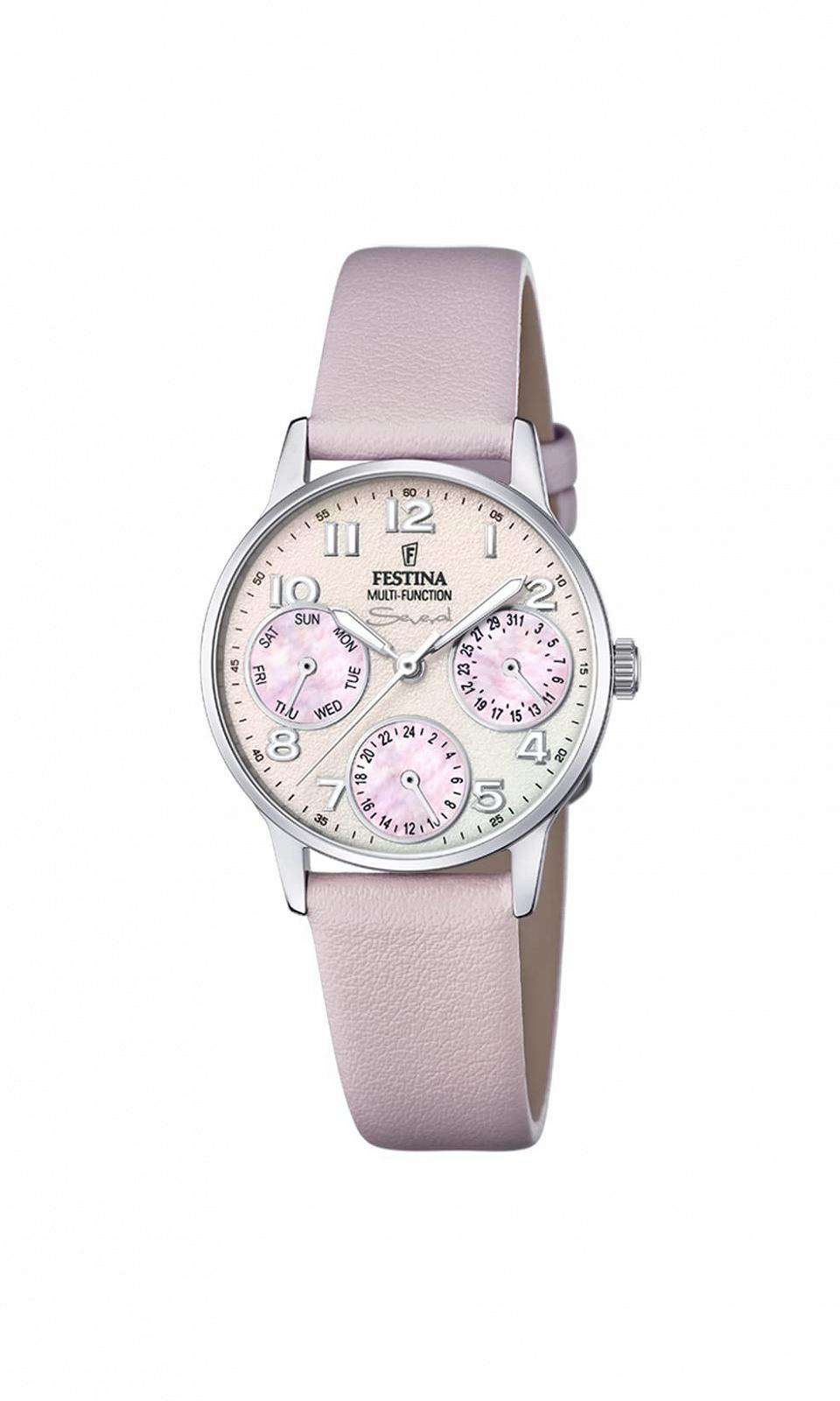 Жіночий годинник Festina F20540, корпус з нержавіючої сталі 316L, сірий, сріблястий, гумовий ремінець, рожевий ремінець, фото №1 Жіночий годинник Festina F20540, корпус з нержавіючої сталі 316L, сірий, сріблястий, гумовий ремінець, рожевий ремінець, фото №1