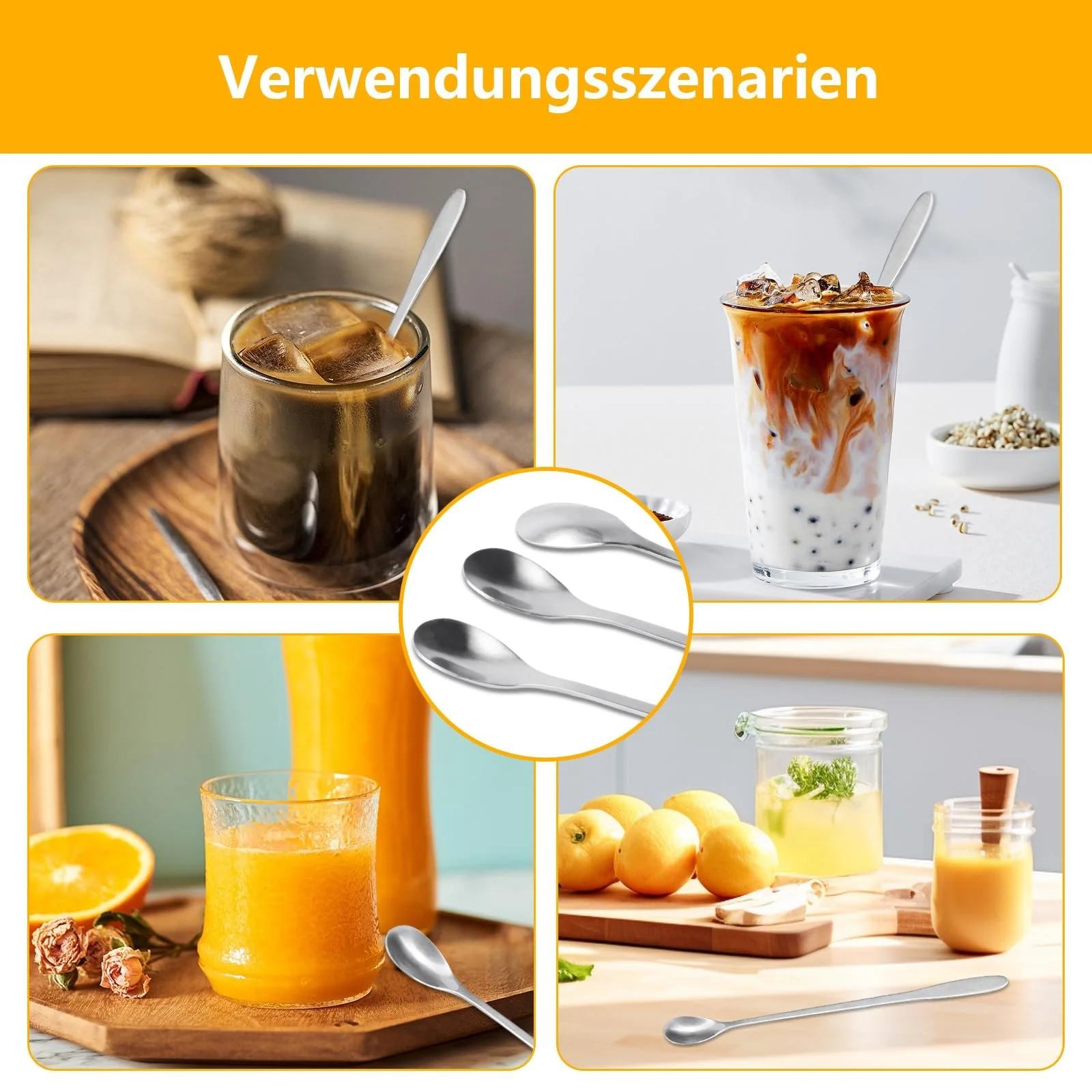 Ложка для лате макіато, 22.5 см, фото №7