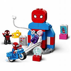 Конструктор LEGO DUPLO Spider-Man Headquarters для дітей від 2 років synthetic.ua - Фото 1