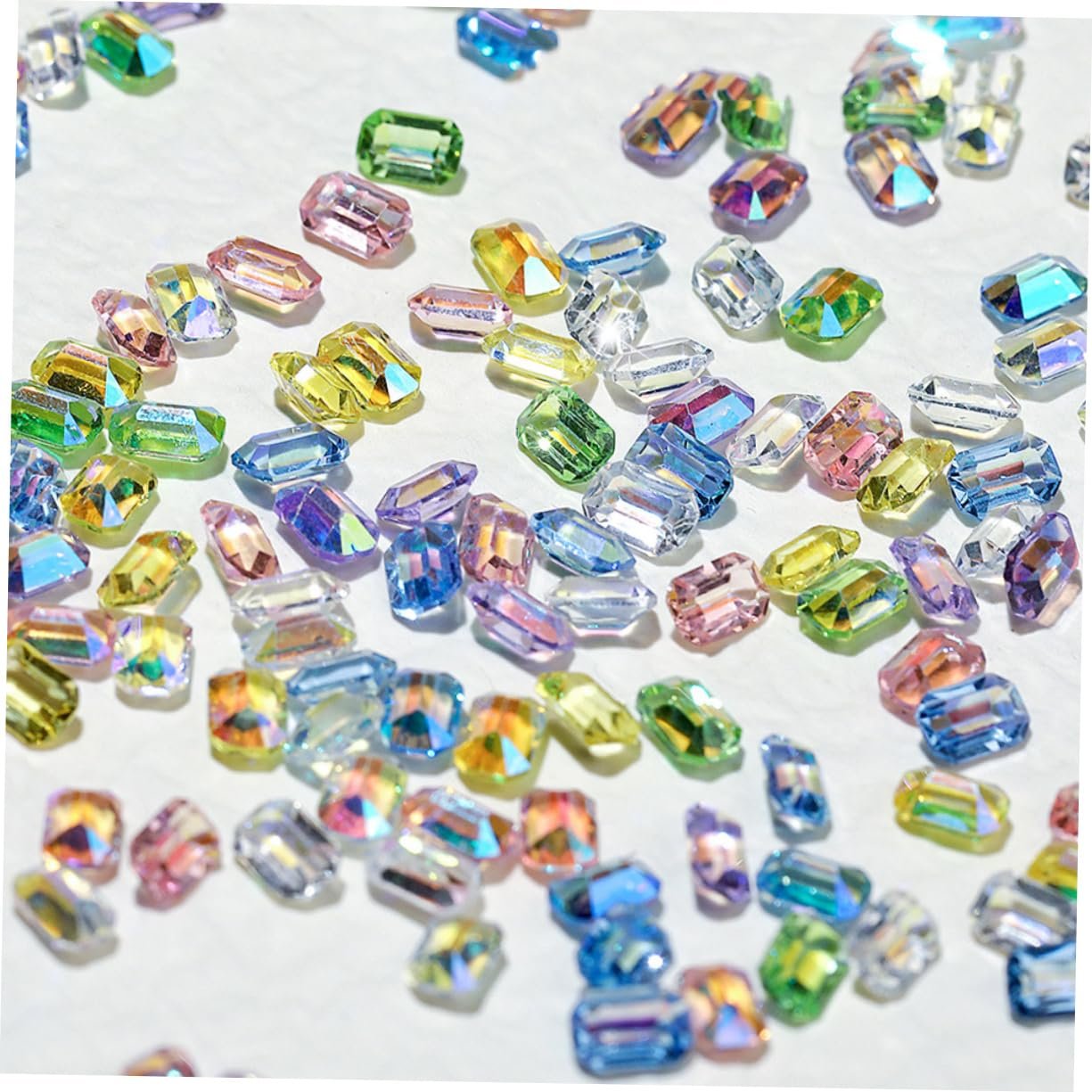 Mikinona Home Decor 2 коробки Аксессуары для ногтей Набор для маникюра DIY Украшения для маникюра Маленькие бриллиантовые украшения из смолы для ногтей Разноцветные бриллианты для самостоятельного изготовления ногтей, фото №6