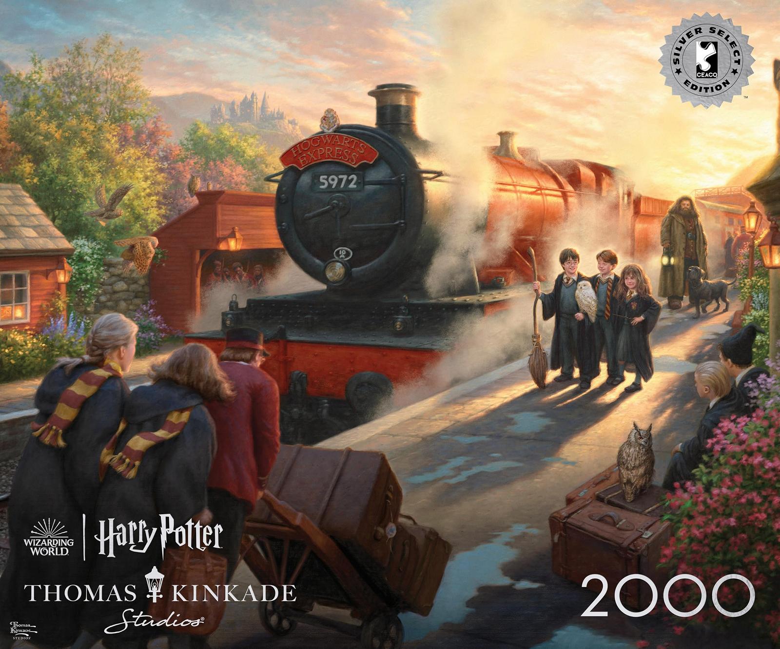 Пазл Ceaco Silver Select Harry Potter Thomas Kinkade 2000 деталей, фото №2