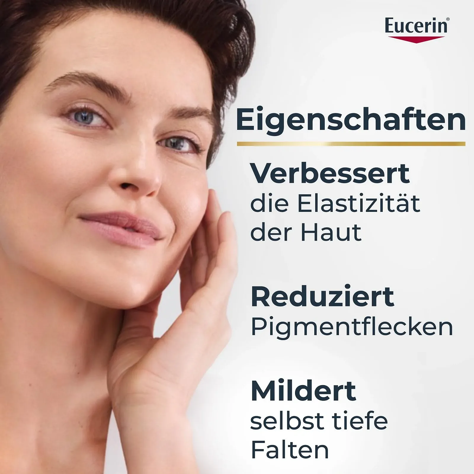 Денний крем Eucerin Hyaluronic Filler + Elasticity SPF 30 Антивіковий проти зморшок з тіамідолом, колаген-еластиновим комплексом та гіалуроновою кислотою 50 мл, фото №7