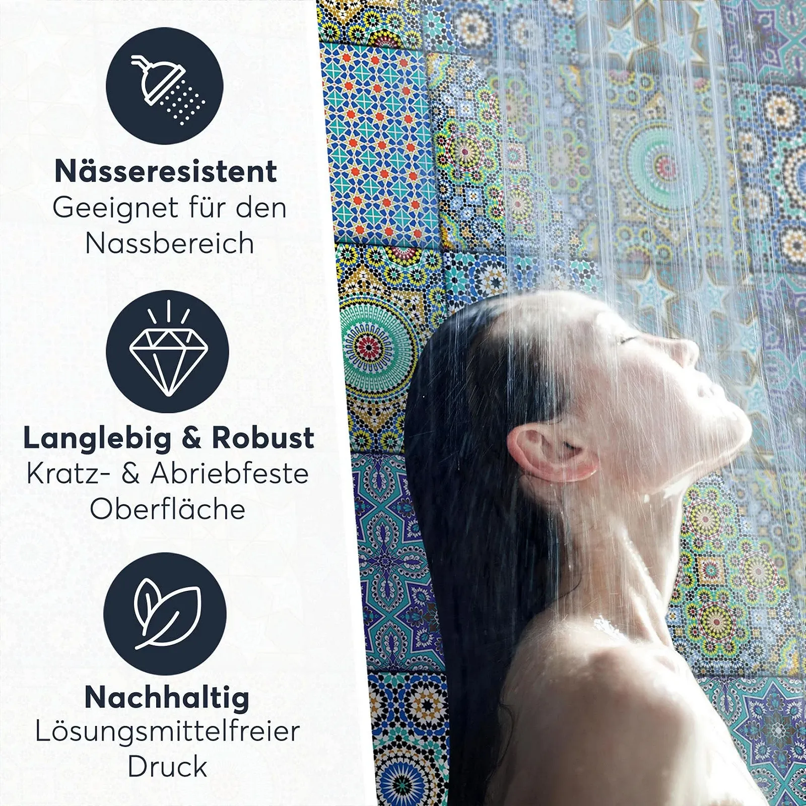 Наклейки для плитки CREATISTO 15 x 20 см 12 шт., фото №5