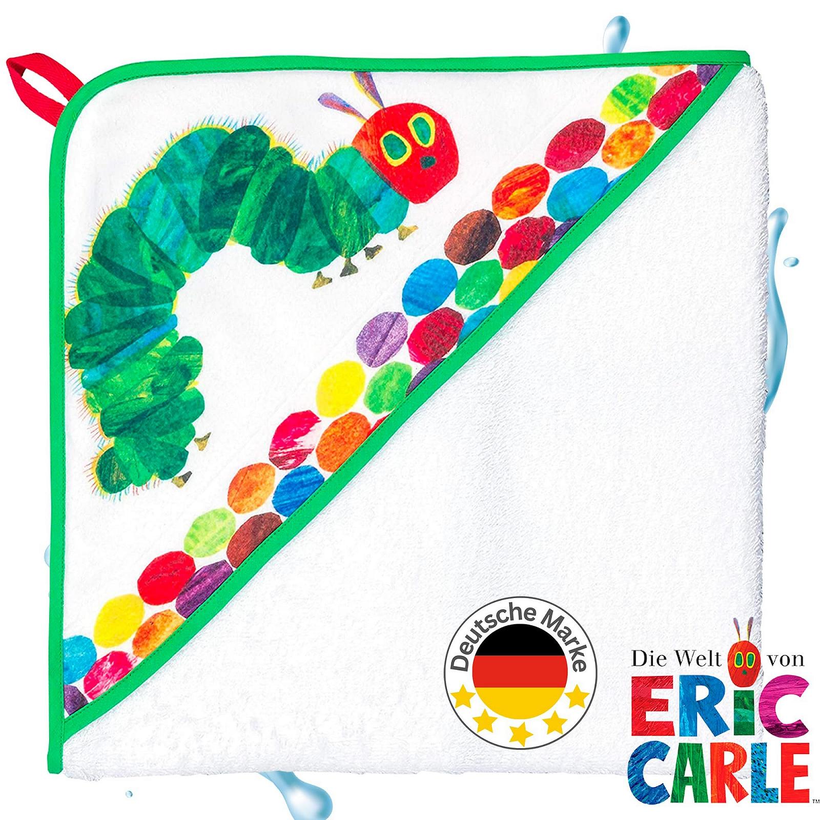 Рушник з капюшоном Smithy Fashion The very Hungry Caterpillar Design 80 x 80 Білий, фото №1