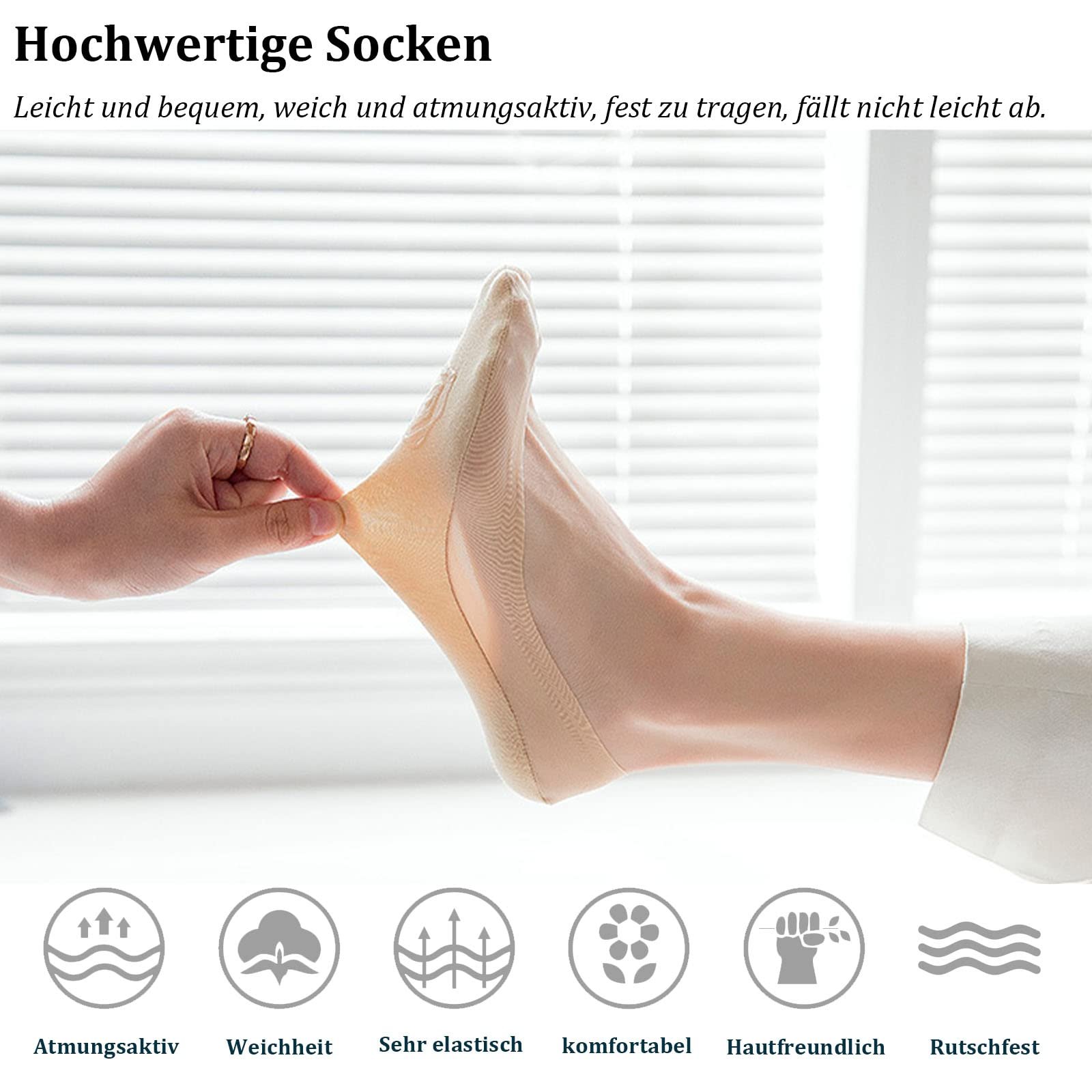 Носки ZOCONE Invisible 10 пар, фото №5