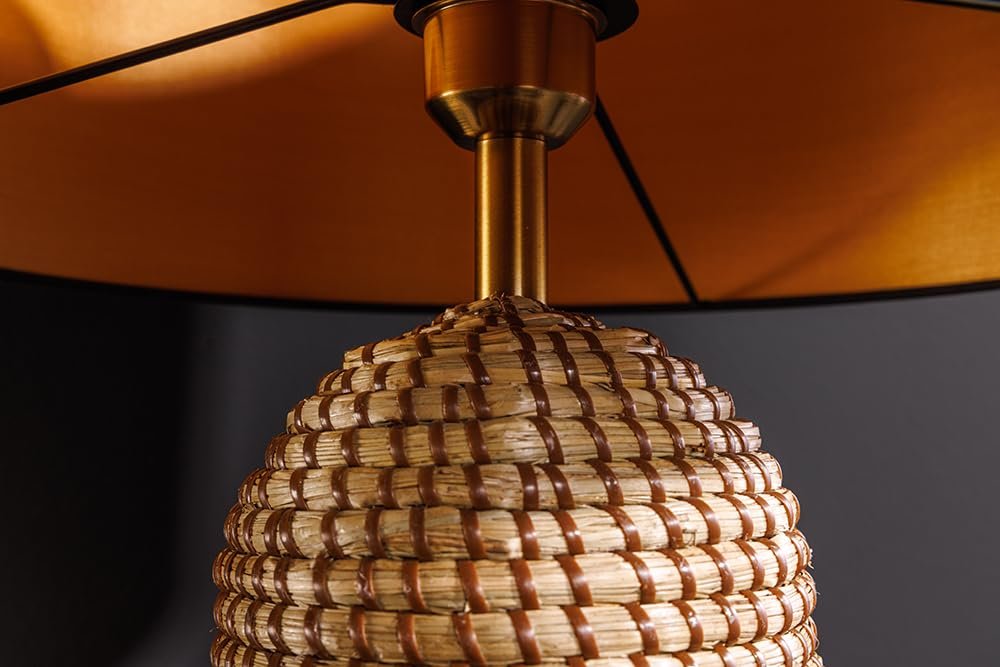 Настільна лампа invicta INTERIOR ZEA 60 см Натуральний Чорний, фото №6