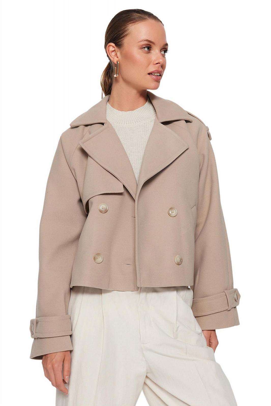 Пальто TRENDYOL Пряме, фото №2