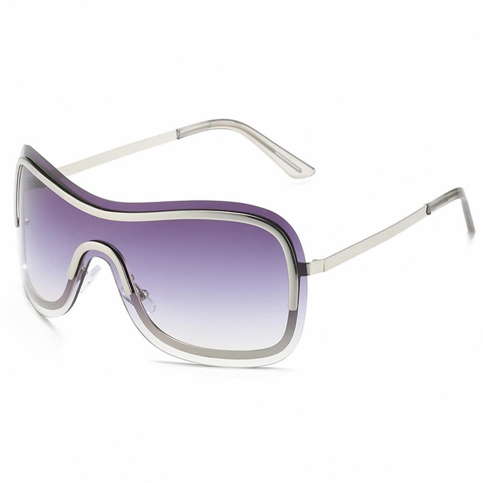 Сонцезахисні Окуляри Jimtuze Поляризовані Градієнт Сірий / Срібна оправа, фото №6