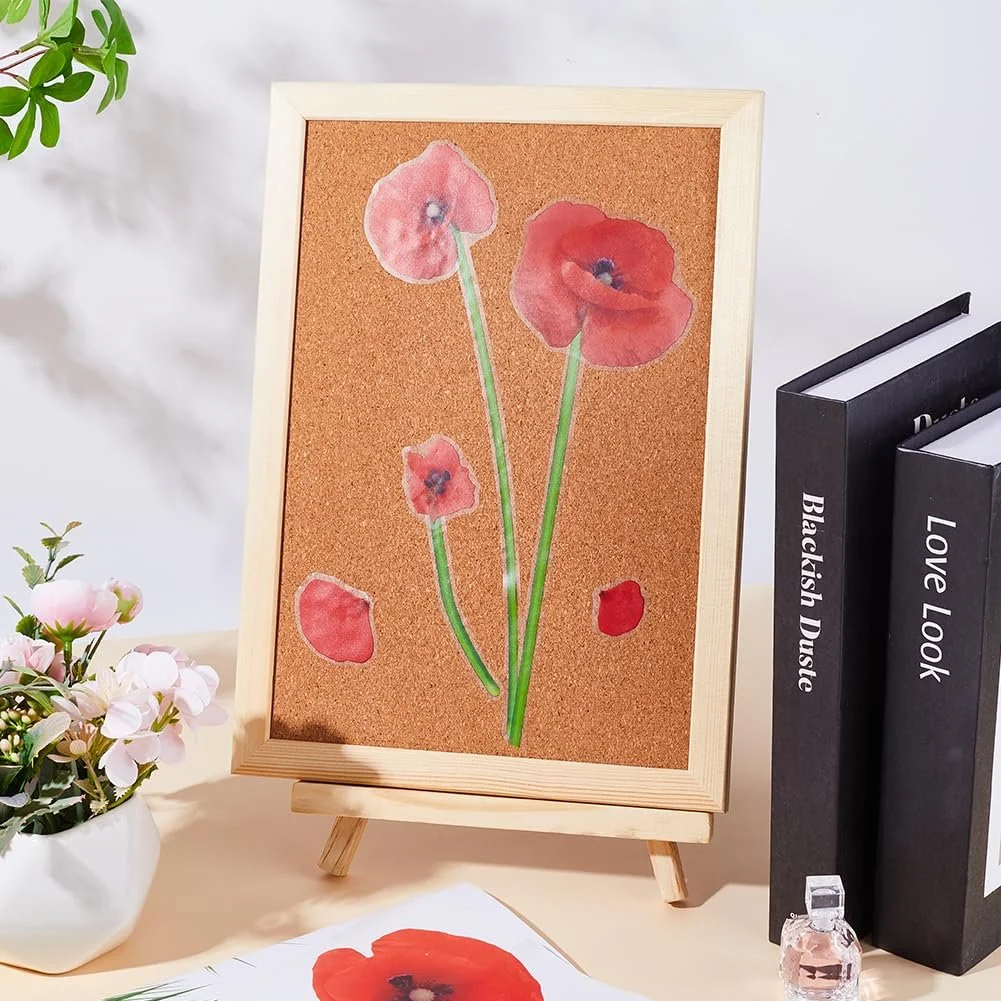 Наклейка на стіну GORGECRAFT Flower 70.6 x 20 см Червона, фото №4