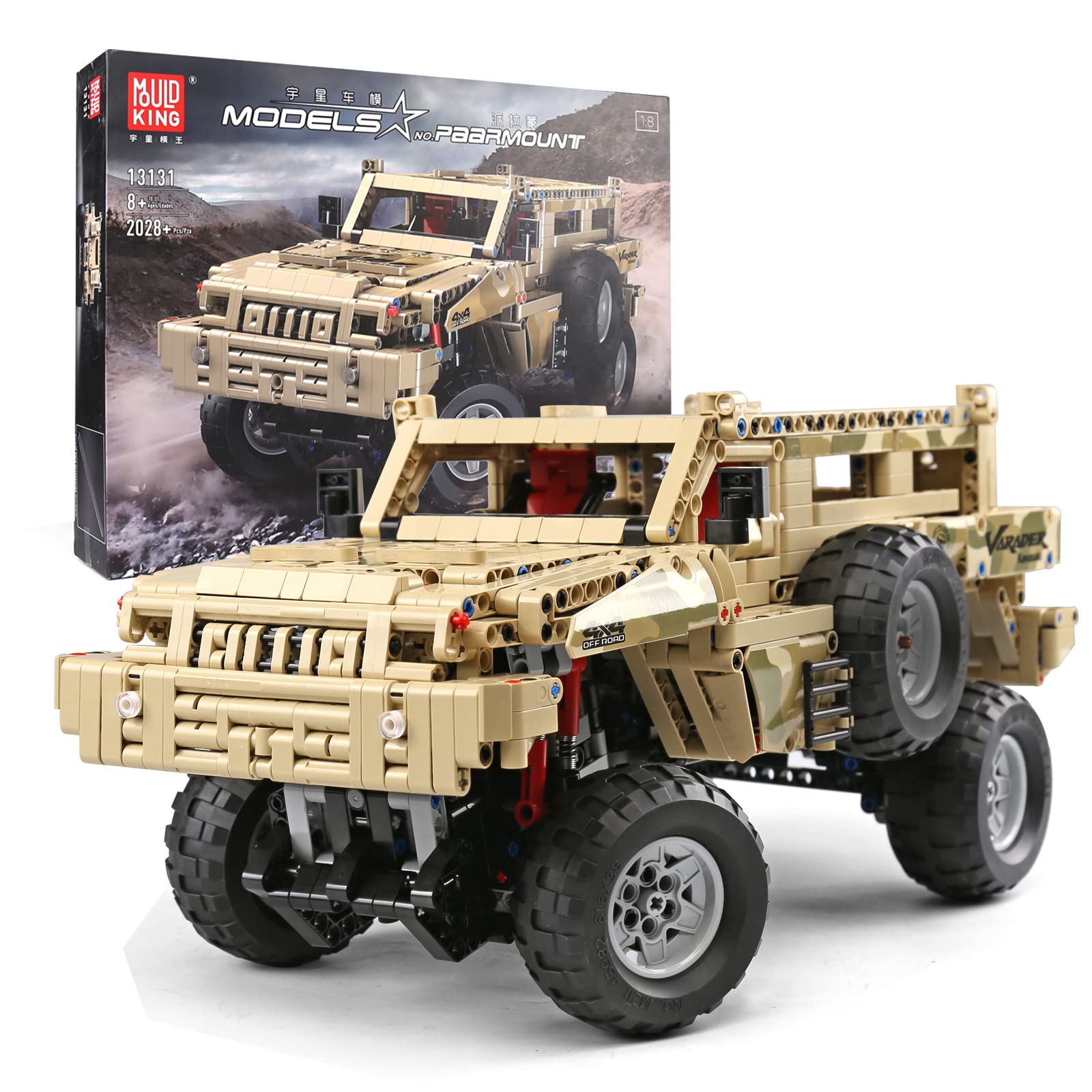 Блоки Mould King 13131 Technik Внедорожник Технология Багги 1:8, фото №1