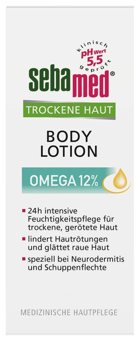 Лосьйон для тіла Sebamed Dry Skin Omega 12%, 200 мл, фото №1 Лосьйон для тіла Sebamed Dry Skin Omega 12%, 200 мл, фото №1