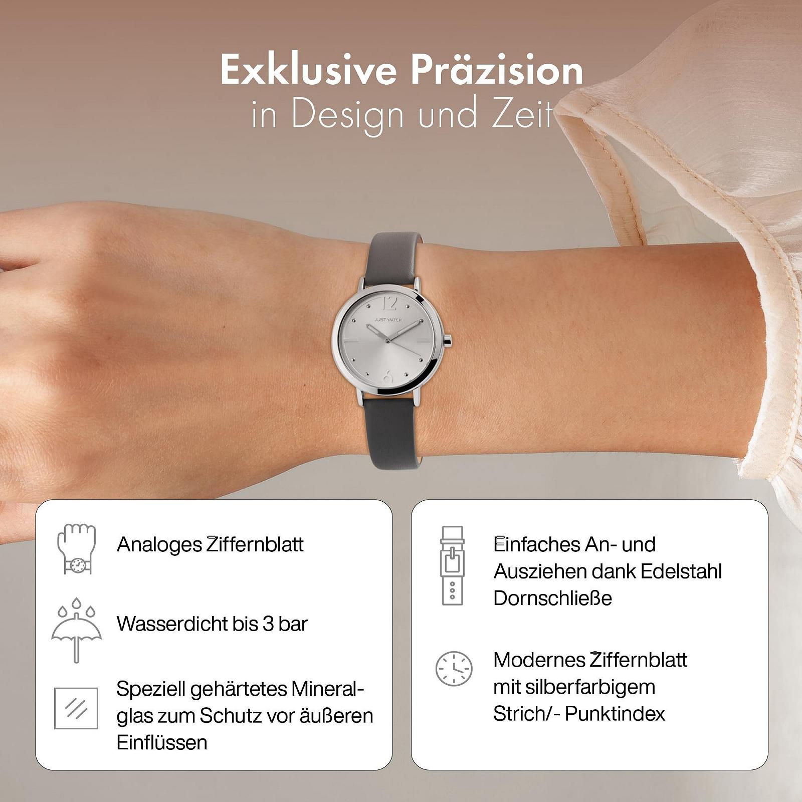 Женские часы Just Watch Louna JW10079 Кожа Классические Аналоговые Кварцевые, фото №3 Женские часы Just Watch Louna JW10079 Кожа Классические Аналоговые Кварцевые, фото №3