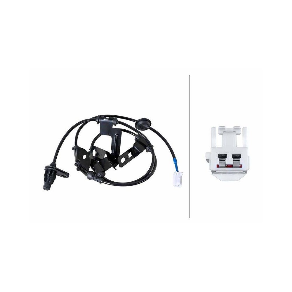 Датчик частоты вращения колеса HELLA 6PU 358 252-301 для HYUNDAI KIA, задний мост, фото №1