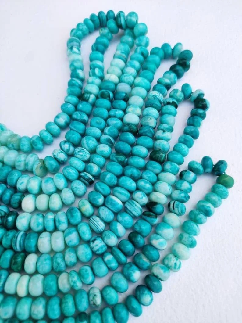 Опал Бусины-рондели гладкие 8-9 мм нить длиной 40 см Камни для изготовления ювелирных изделий для ожерелья, браслета, фото №2