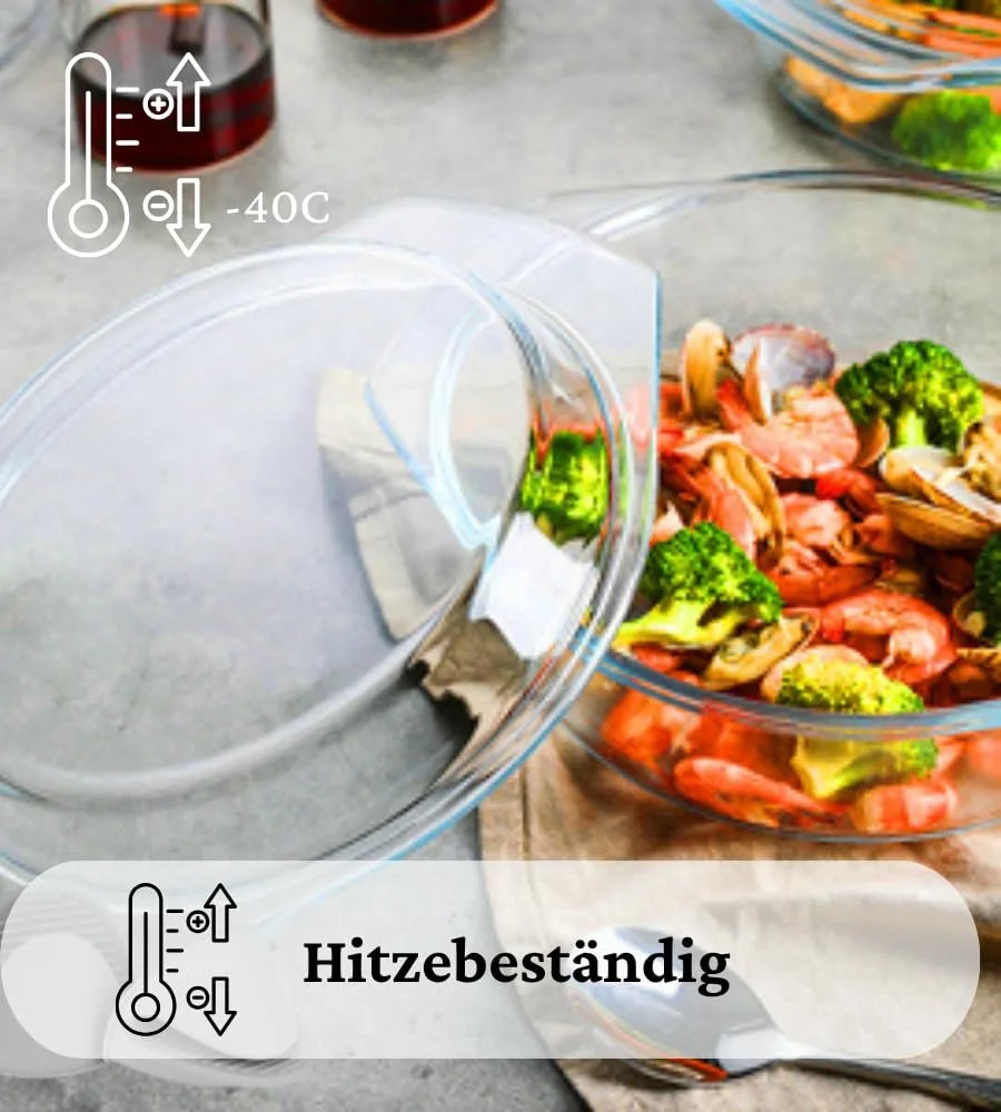 Форма для запекания 1 л овальная стеклянная с крышкой 17 x 20 x 7 см и силиконовыми перчатками, фото №3 Форма для запекания 1 л овальная стеклянная с крышкой 17 x 20 x 7 см и силиконовыми перчатками, фото №3