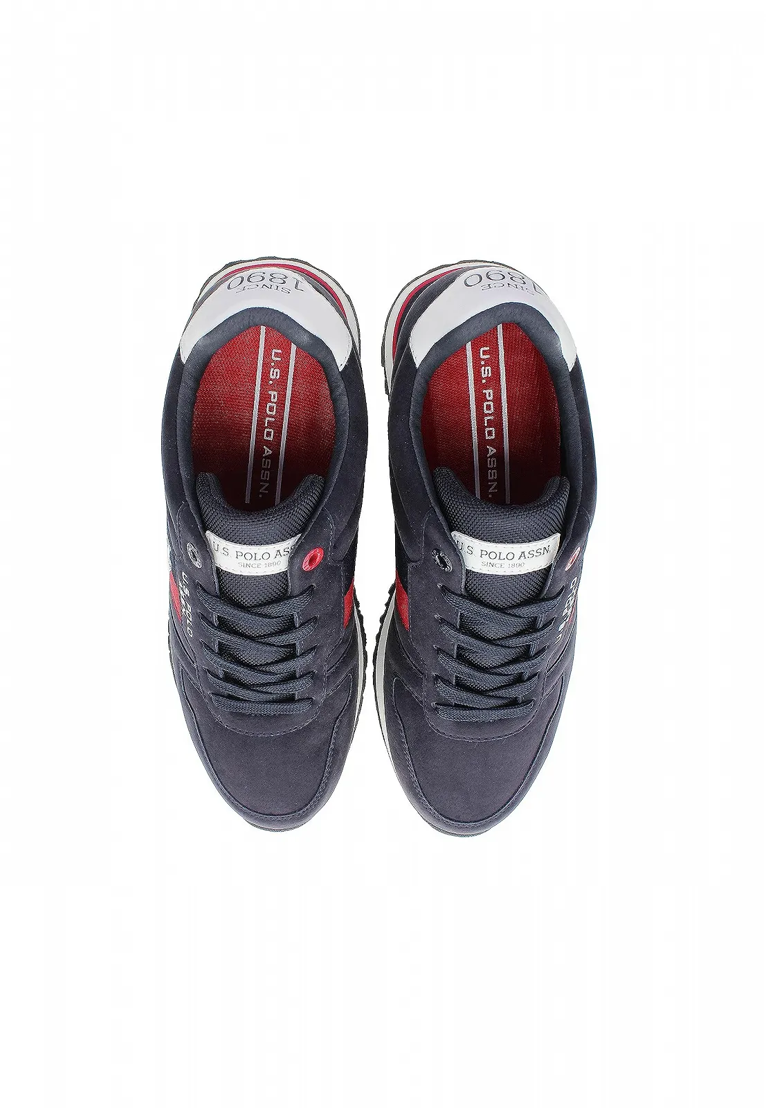 Кросівки U.S. Polo Xirio004A із замшевої екошкіри/тканини Темно-синій чоловічі, фото №2