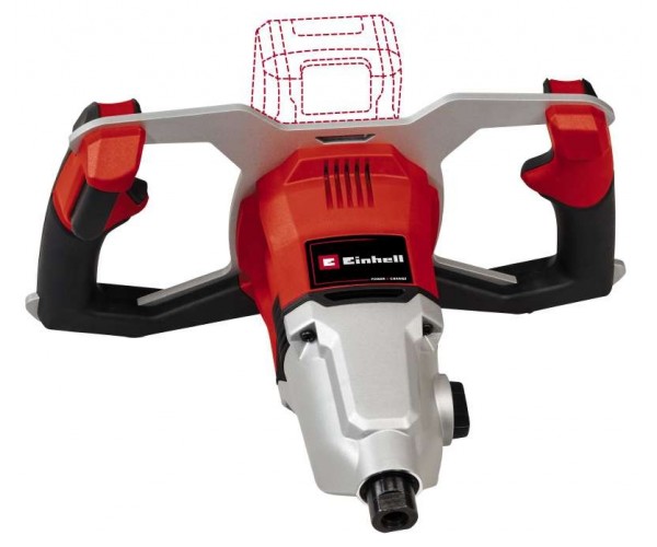 Einhell Міксер будівельний акумуляторний TP-MX 18-2LI BL Solo PXC 18В 450/720об•хв, М14 60Нм безщітковий 5.11кг, без АКБ і ЗП, фото №6 Einhell Міксер будівельний акумуляторний TP-MX 18-2LI BL Solo PXC 18В 450/720об•хв, М14 60Нм безщітковий 5.11кг, без АКБ і ЗП, фото №6