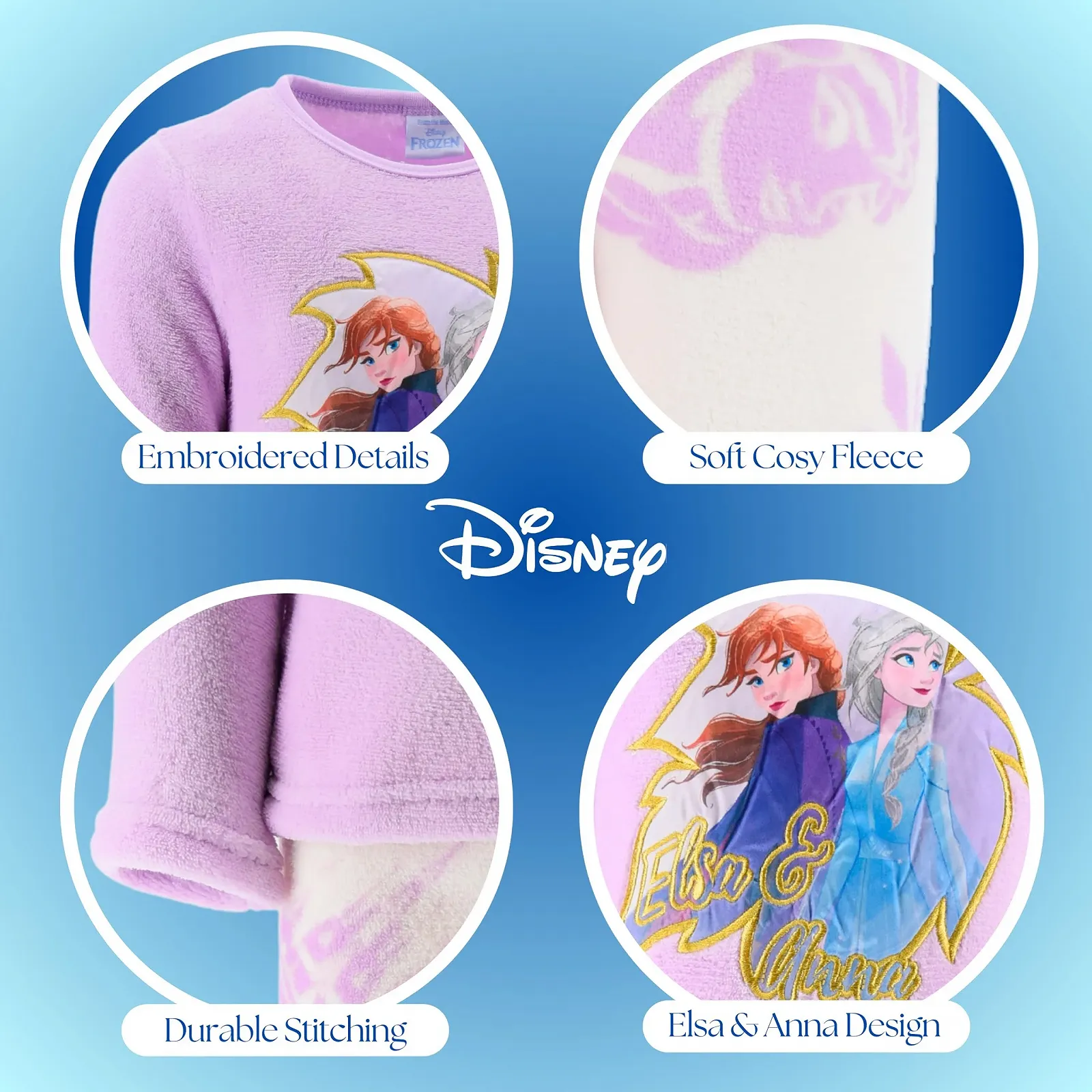 Піжама Disney Lion Guard Frozen для дівчат, 2 частини, оксамитова футболка та довгі штани, фото №6