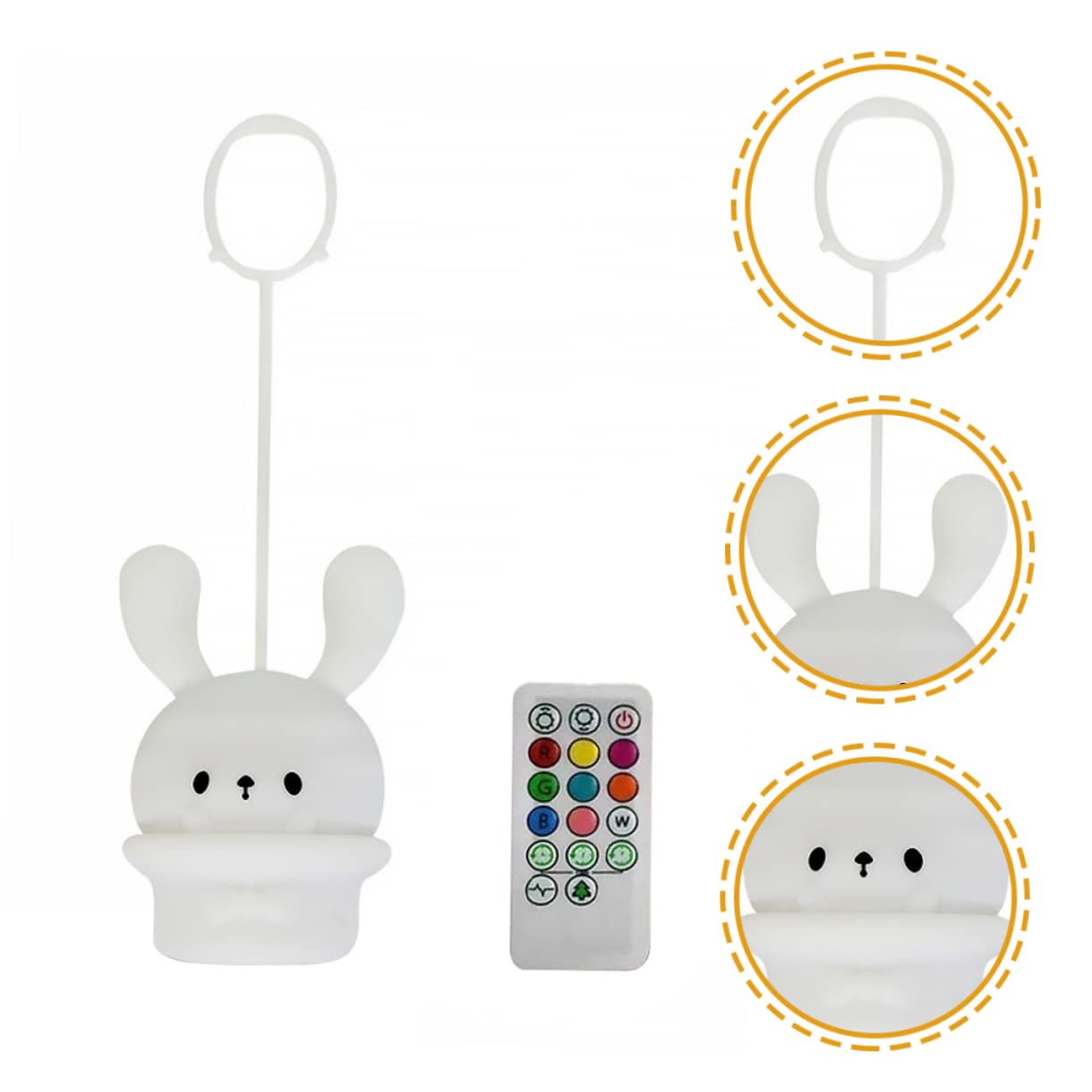 Лампа Warmhm Rabbit 4 шт. Белый USB, фото №7