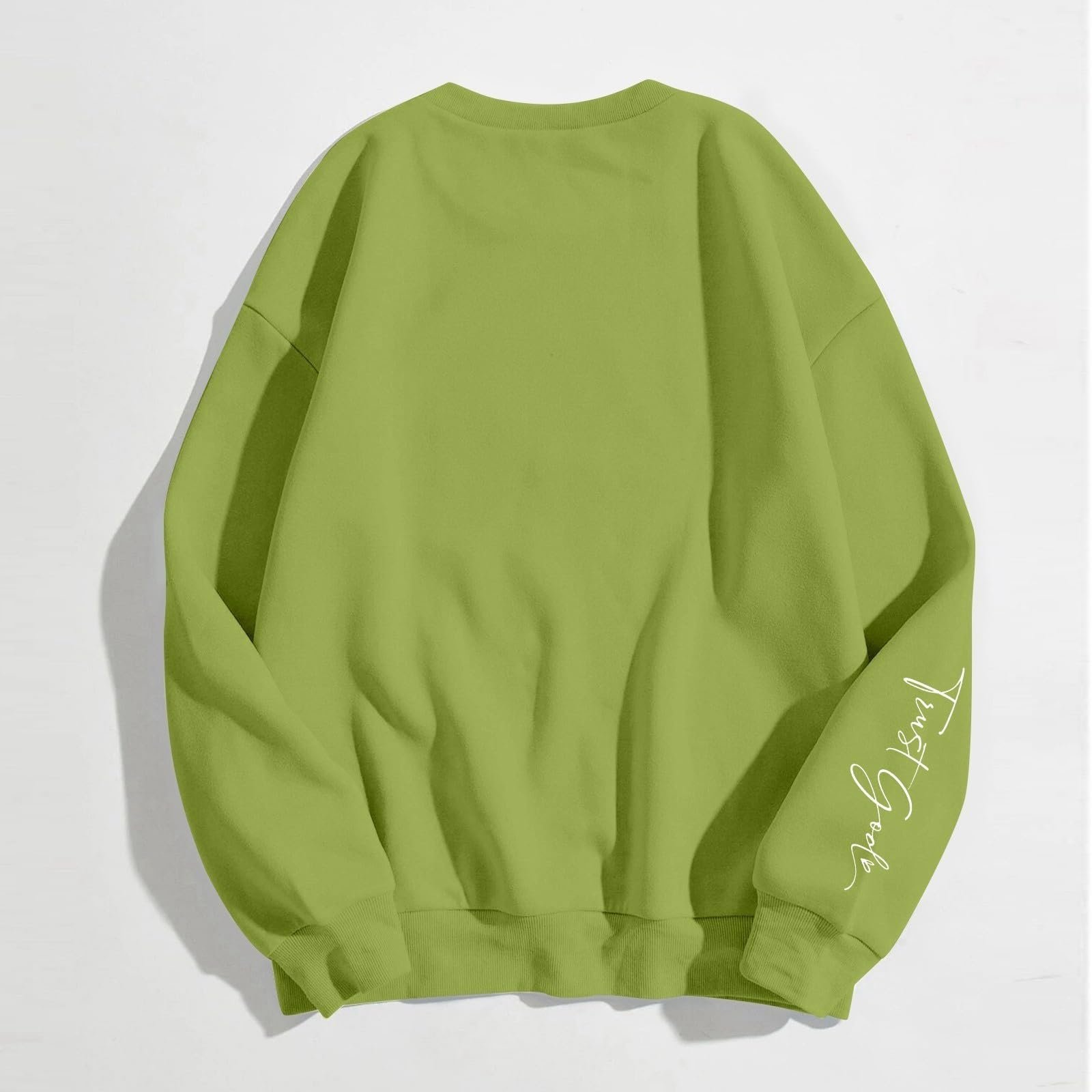 Женский свитшот Backwoods с принтом букв, повседневный, модный, графический топ, круглый вырез горловины, длинные рукава, комфортный, аниме, осенний, легкий, Y2K, персонализированный, свободного кроя, фото №4