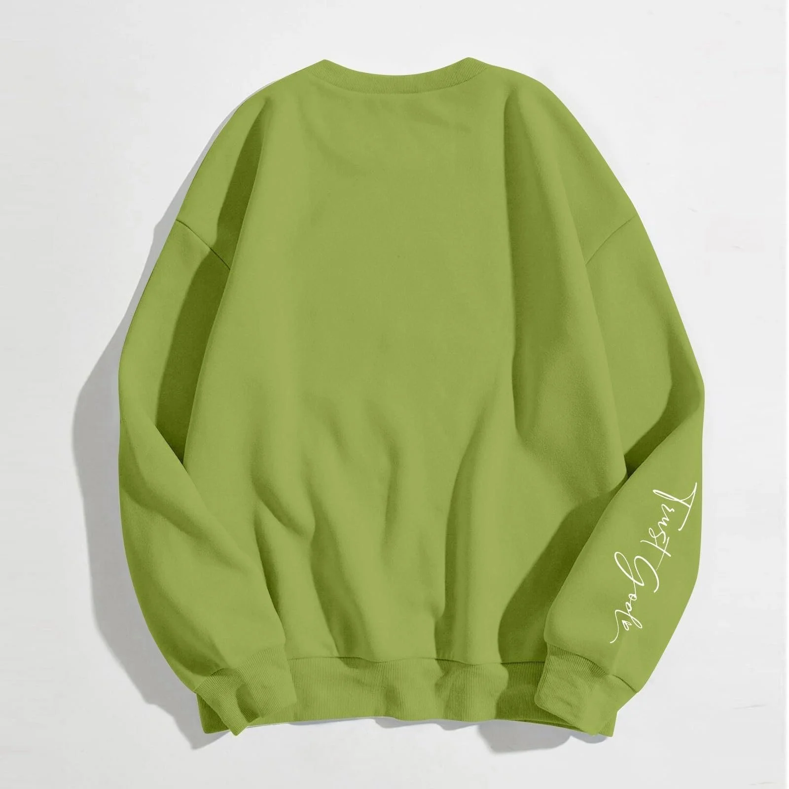 Женский свитшот Backwoods с принтом букв, повседневный, модный, графический топ, круглый вырез горловины, длинные рукава, комфортный, аниме, осенний, легкий, Y2K, персонализированный, свободного кроя, фото №4