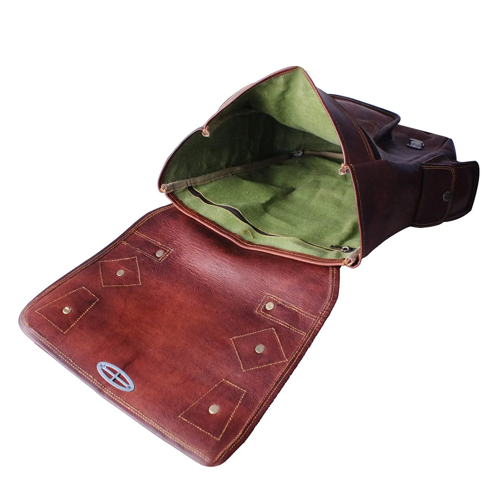 Рюкзак Handmade 16 дюймов кожаный brown, фото №7 Рюкзак Handmade 16 дюймов кожаный brown, фото №7