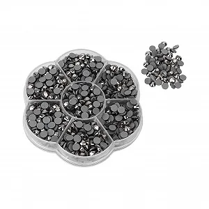 Стрази Скляні Прозорі для декорування Чорний (JM201) - Фото 1