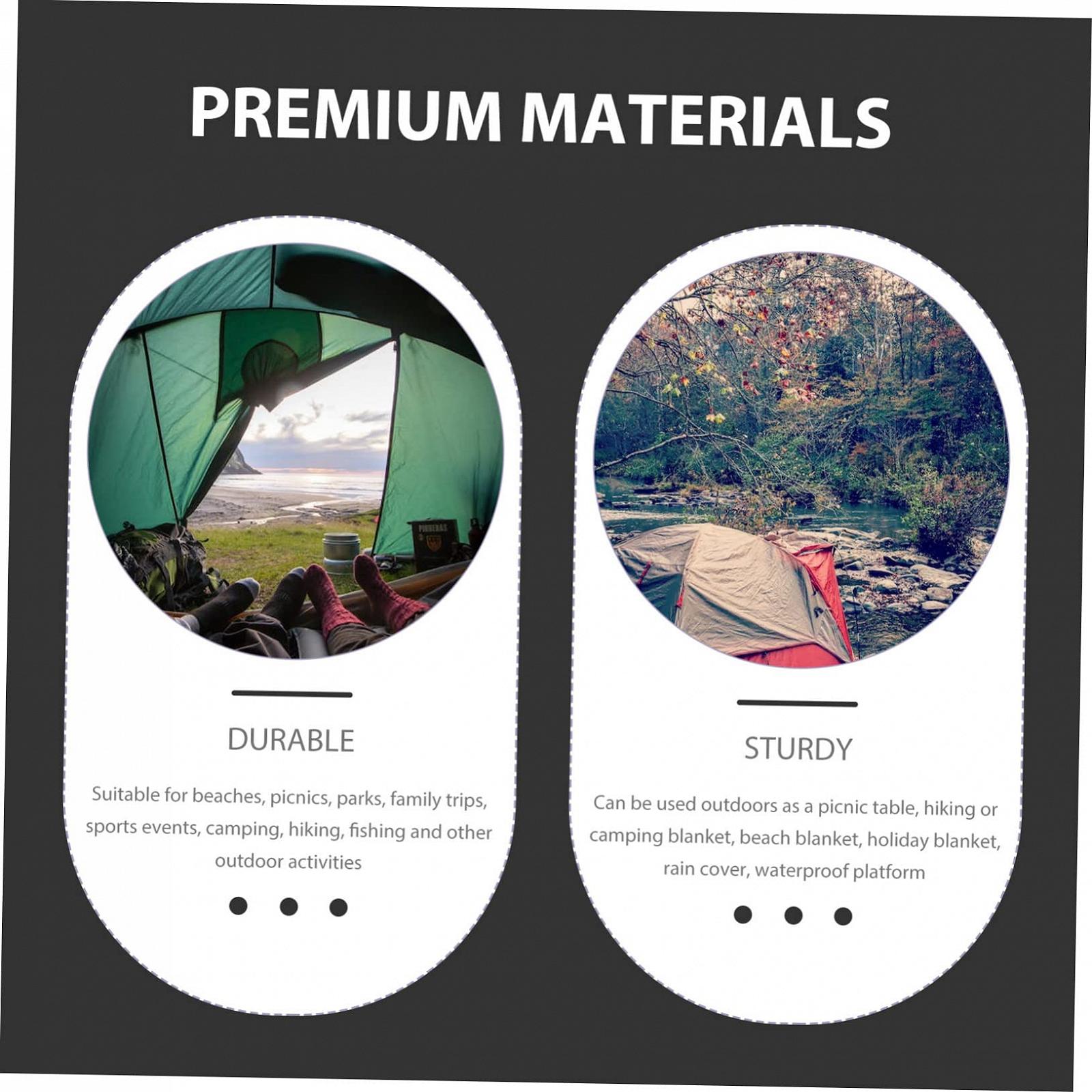 Килимок Garneck Outdoor Foil Mat Спортивна подушка Пікніковий Сріблястий Водонепроникний, фото №5