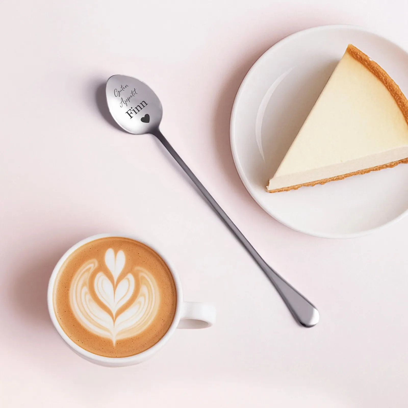 Ложка Десертна LAUBLUST Персоналізована з Текстом Серця, фото №6
