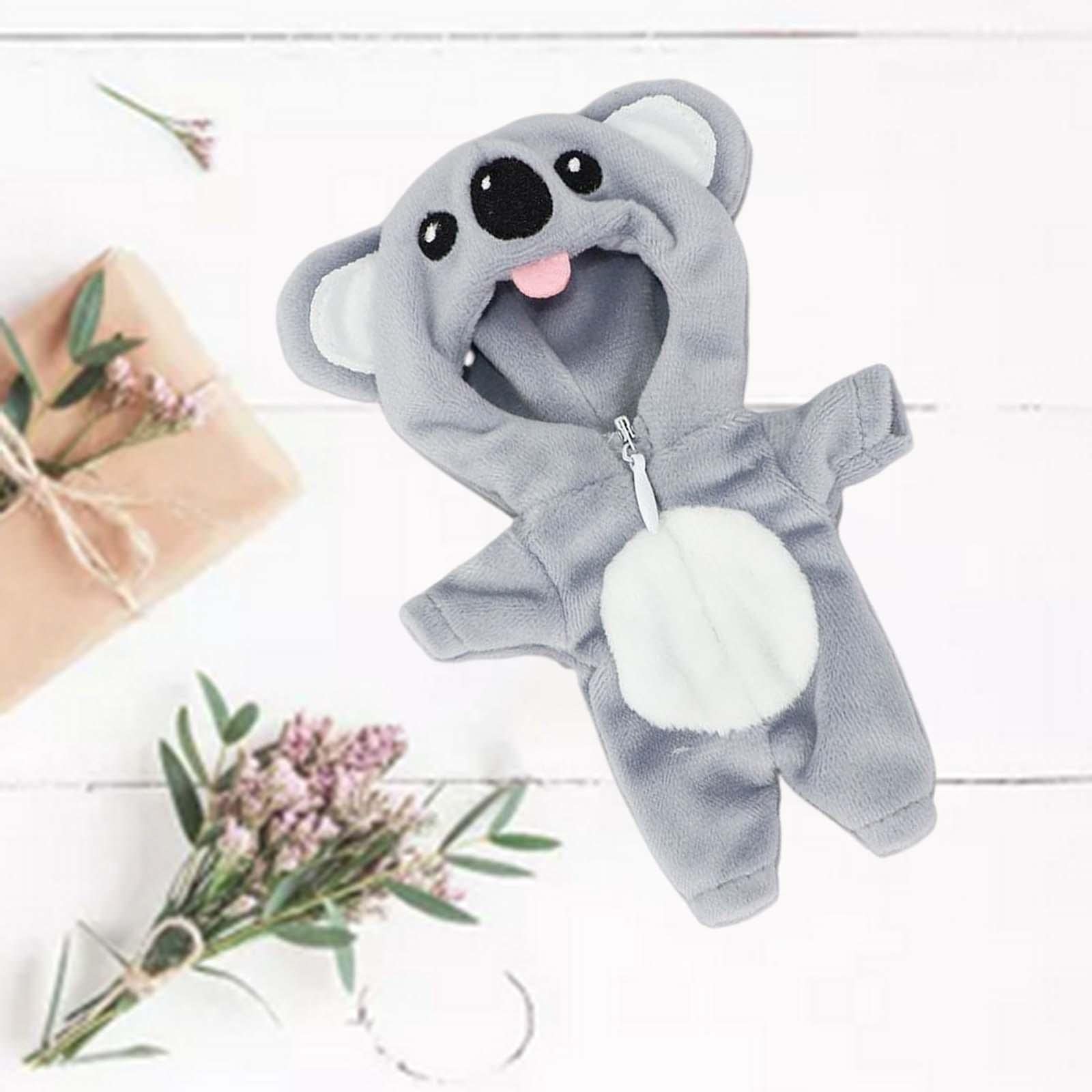 Одежда для кукол Milageto детская BJD 16 см комбинезон, плюш, Koala, фото №4