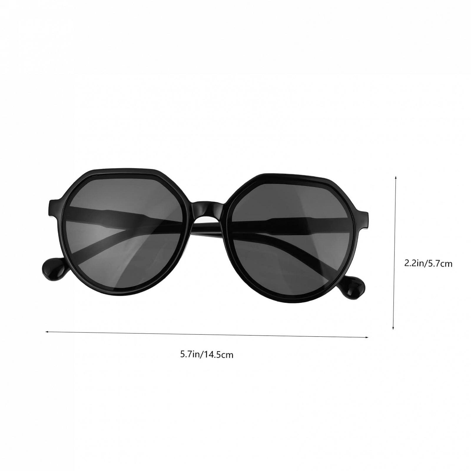 Сонцезахисні окуляри круглі PACKOVE 3 пари, зручні для дорослих, модні, антиблікові, фото №9