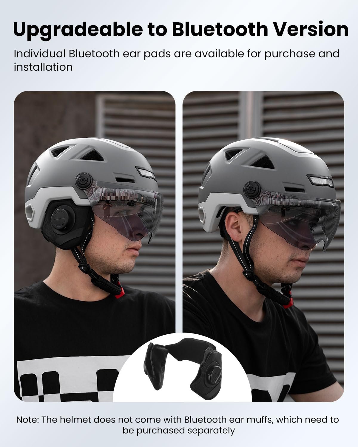 Шлем велосипедный ILM Smart с козырьком, тормозным LED-сигналом и датчиком освещенности, фото №7