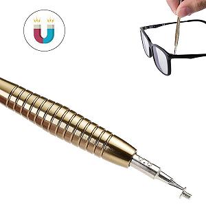 Набір Викруток для ремонту окулярів Mini 25 в 1 з шкіряним чохлом synthetic.ua - Фото 1