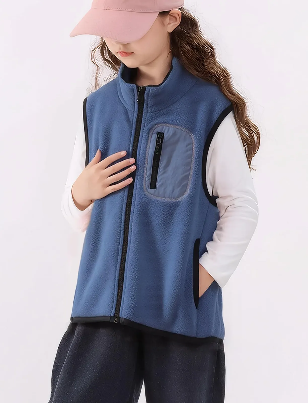 Флісовий жилет NEAWEALY для дітей, для хлопчиків і дівчаток, фото №3 Флісовий жилет NEAWEALY для дітей, для хлопчиків і дівчаток, фото №3