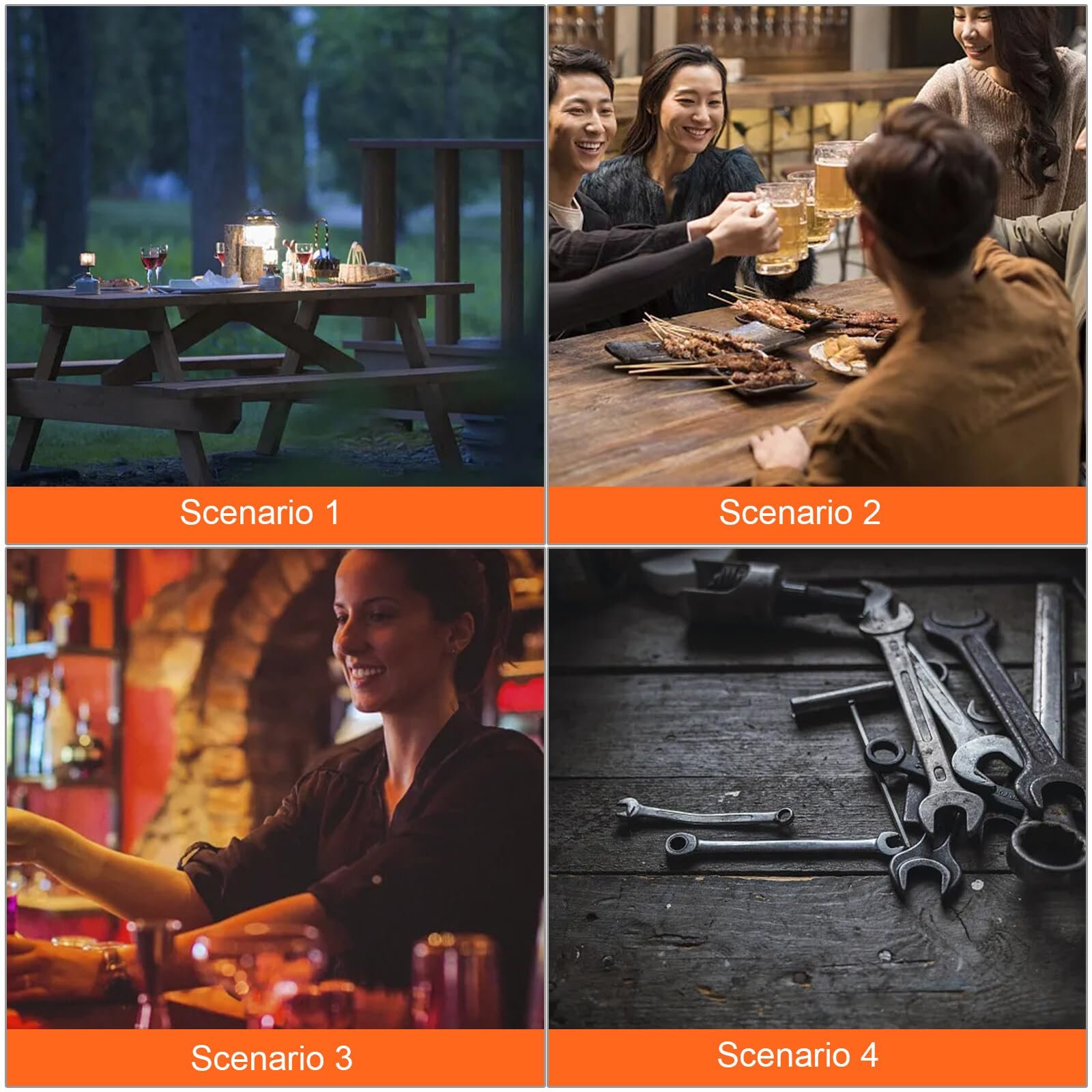 Настільна лампа Vintage E27 100 Watt Pack of 2 Black, фото №7