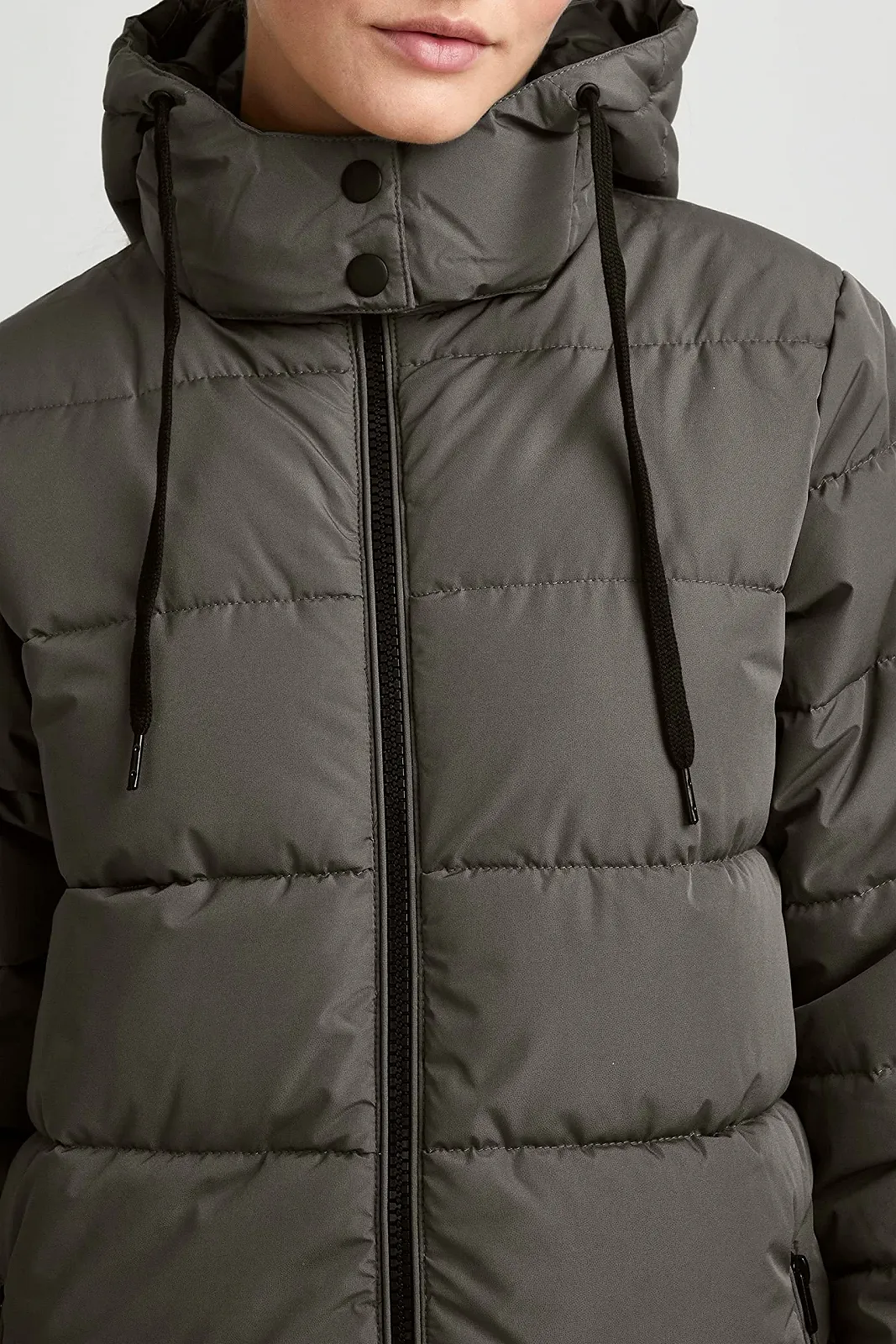 Жіноче зимове стьобане пальто OXMO OXSoliana з підкладкою, фото №5 Жіноче зимове стьобане пальто OXMO OXSoliana з підкладкою, фото №5