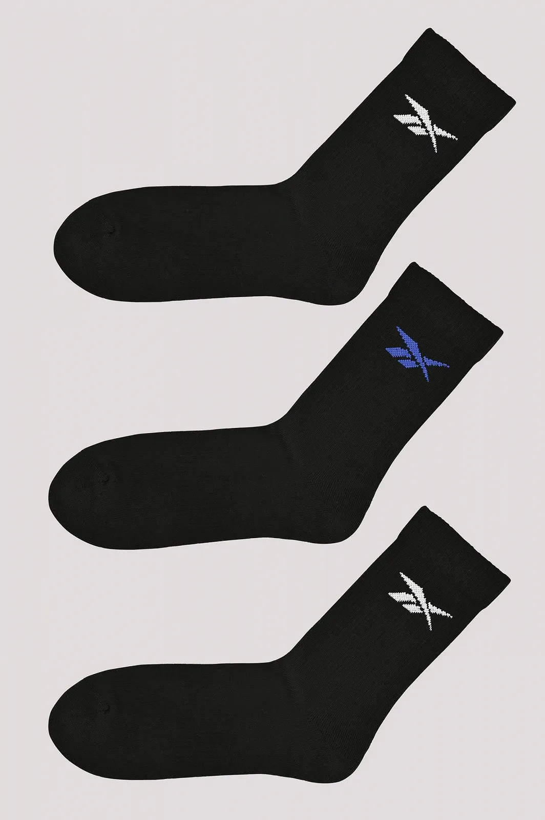 Носки Унисекс Reebok R0365-11, Голубые, 40-42 (3 пары в упаковке), фото №3