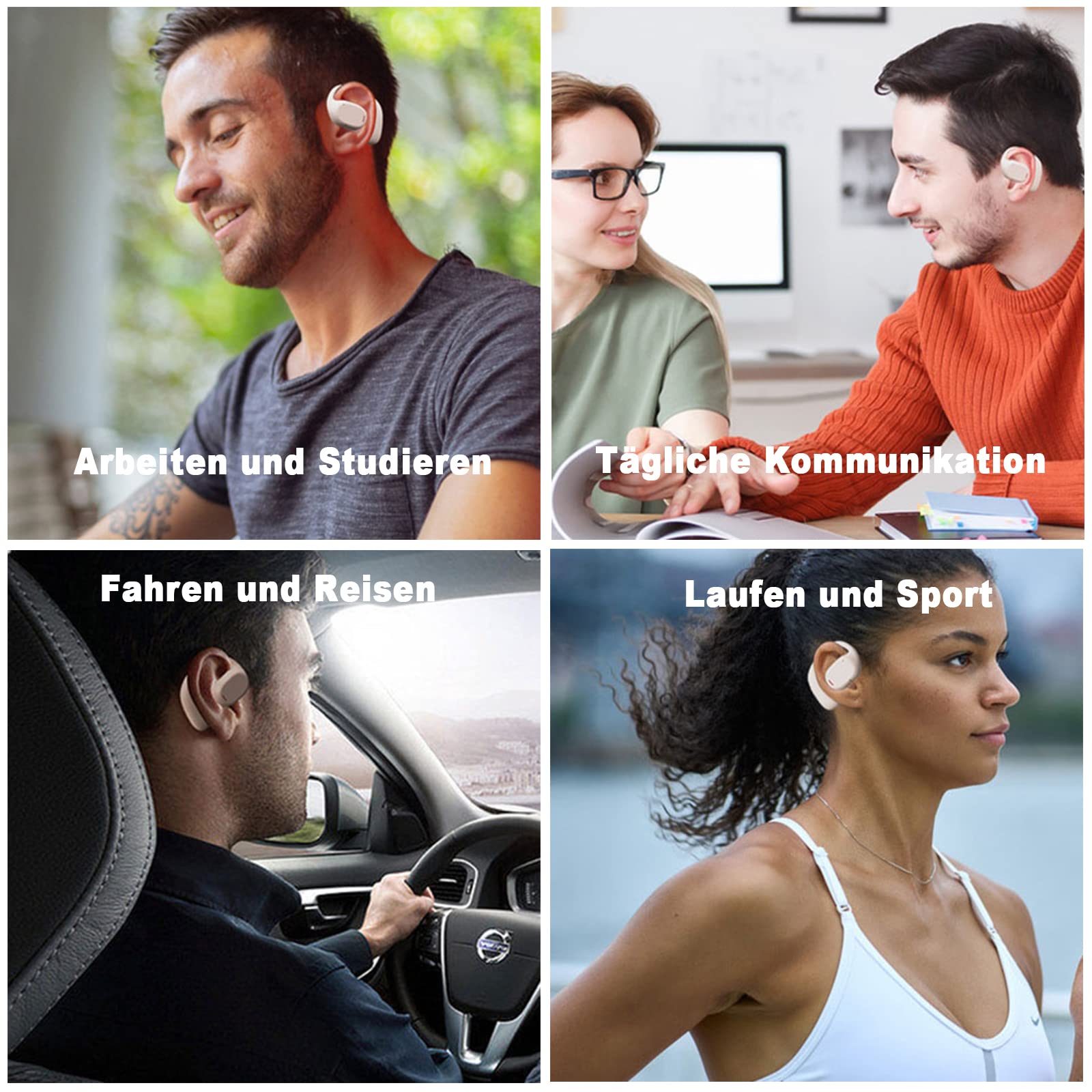 Наушники Bone Sound Air Line Bone Conduction Открытого типа Bluetooth Спортивные, фото №4