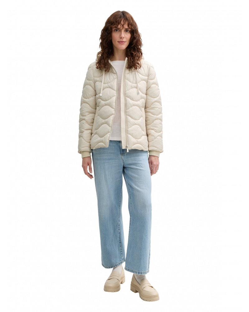 Куртка women's jacket 1044399-29517 Tom Tailor Кремовий XXL, фото №3