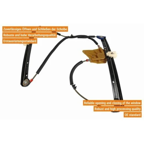 Склопідйомник VAICO Original VAICO Quality V10-9818 для AUDI SEAT SKODA VW VAG, фото №2