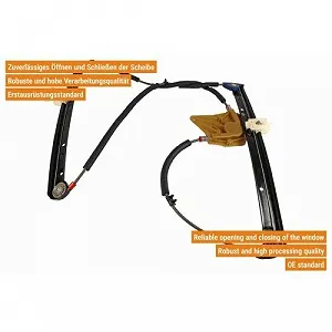 Склопідйомник VAICO Original VAICO Quality V10-9818 для AUDI SEAT SKODA VW VAG synthetic.ua - Фото 1