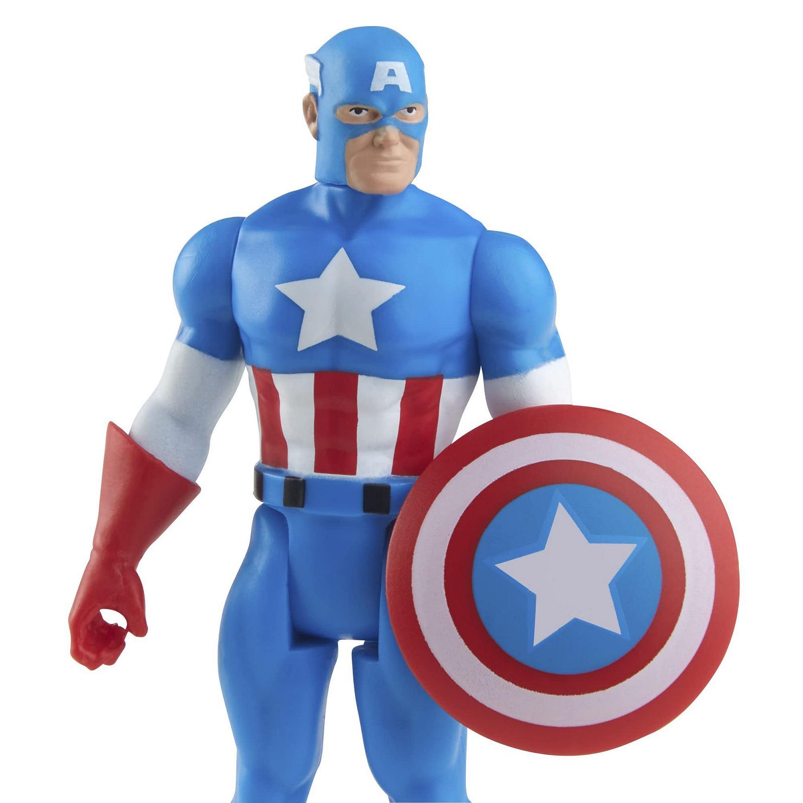 Фигурка Marvel Legends Series Капитан Америка Retro 375 Collection, 9,5 см, фото №3