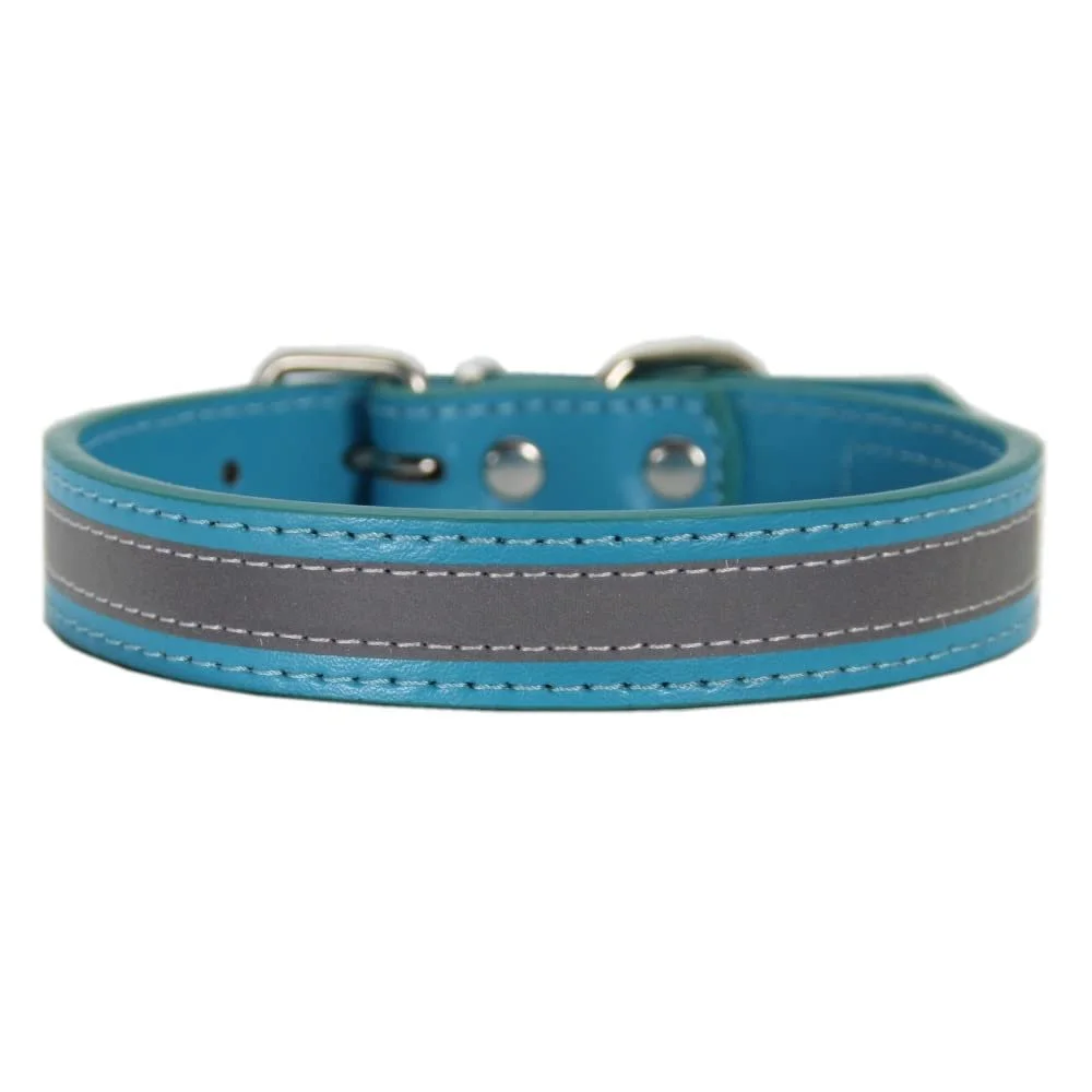 Ошейник Anti Lost Leather Reflective 2 шт XS 1.5 x 30 см 19-27 см, фото №1