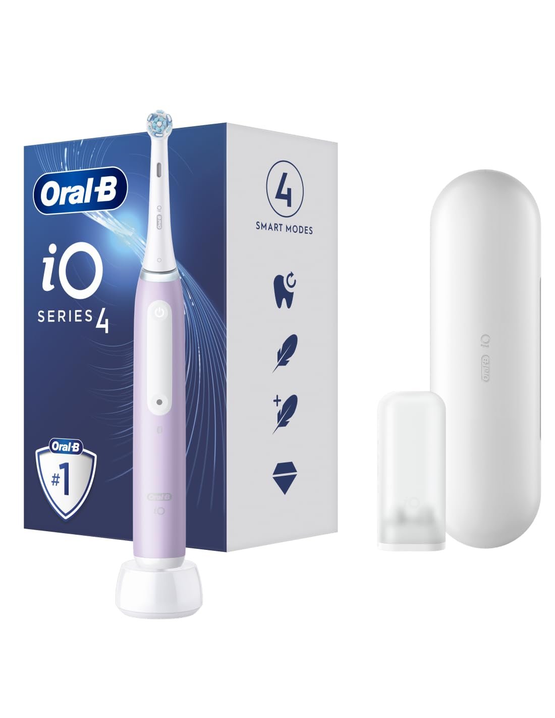Електрична зубна щітка Oral-B iO Series 4 Lavender Лавандова, фото №7